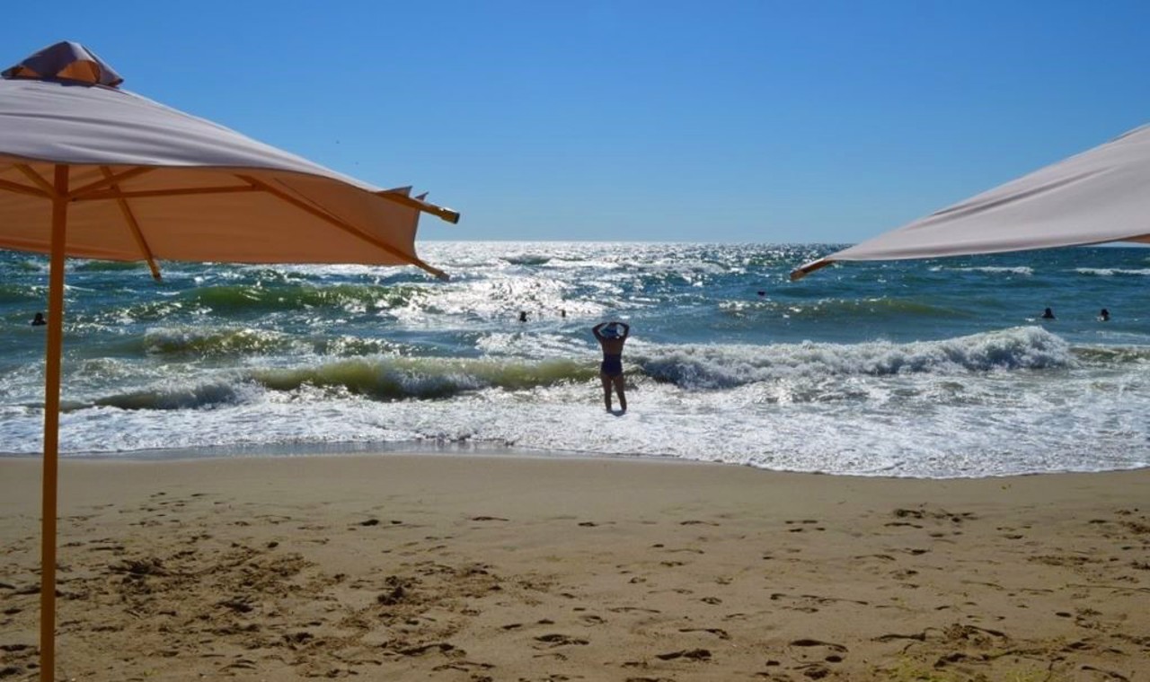Melekine village, Azov Sea
