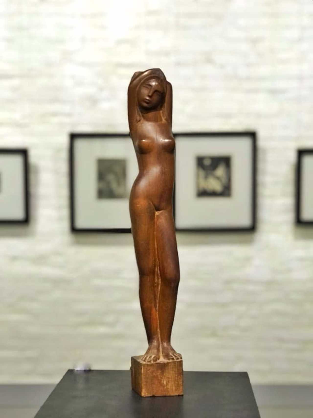 Олександр Архипенко. "Оголена", 1907 р. Музей сучасного українського мистецтва Корсаків, Луцьк