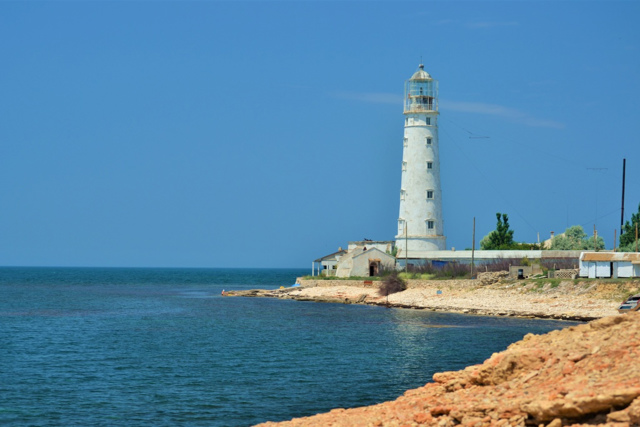 Тарханкутський маяк, Оленівка